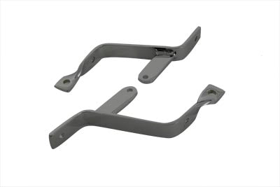Paughco 539CA chrome bullet style tail lamp bracket set for motorcycle lighting
