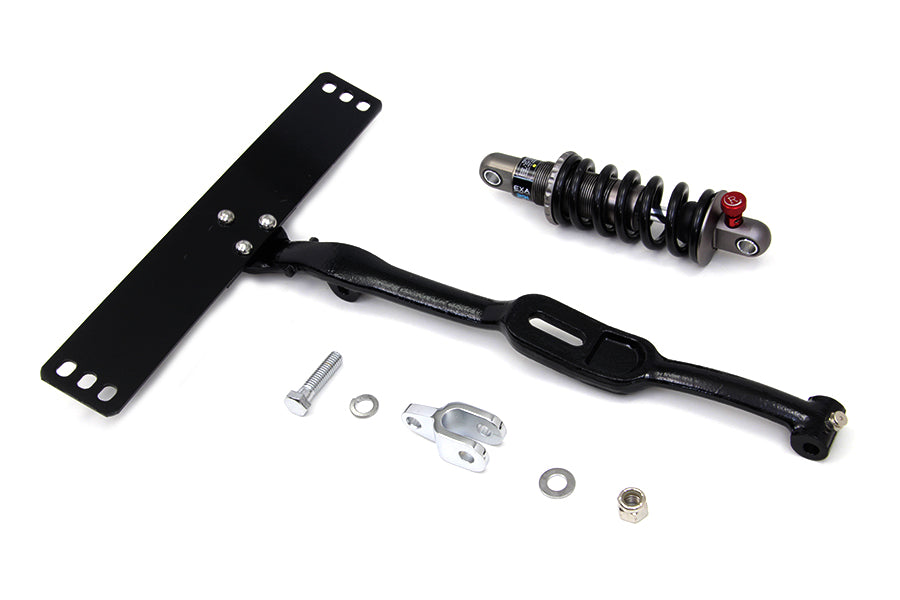 V-Twin 31-1765 black seat tee with shock kit for motorcycle seat and saddlebag support
