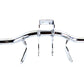 V-Twin 31-1774 chrome spotlamp bracket for motorcycle lighting applications