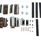 National Cycle KIT-CHK windshield mount kit for Harley-Davidson XL motorcycle, shown with mounting hardware