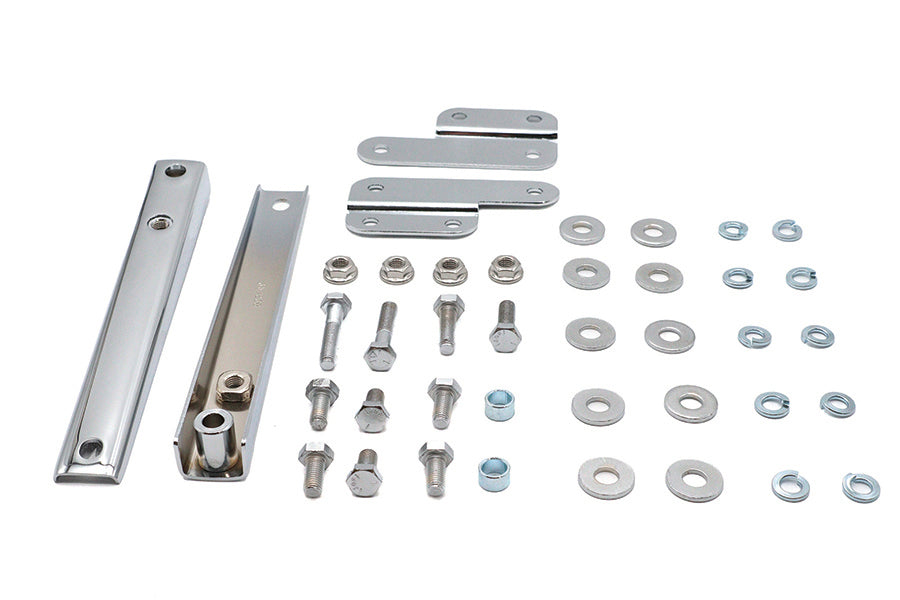National Cycle KIT-CHN windshield mount kit for Harley-Davidson FLSTN, chrome mounting hardware ‭