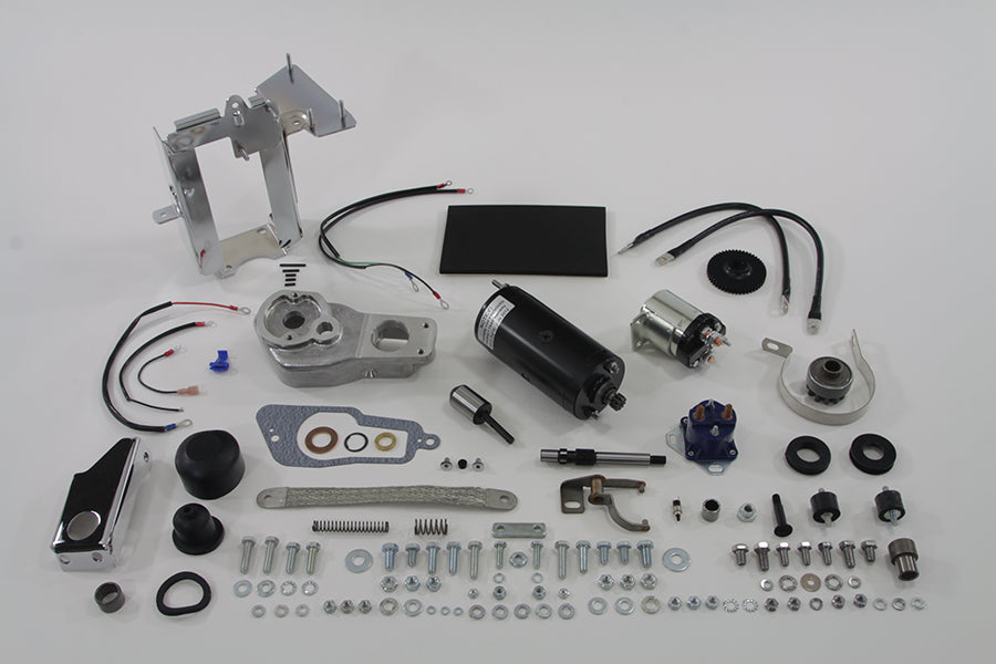 Volt Tech 32-0002 Prestolite black electric starter kit for Harley-Davidson XLH