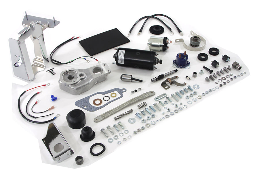 Volt Tech 32-0002 Prestolite black electric starter kit for Harley-Davidson XLH