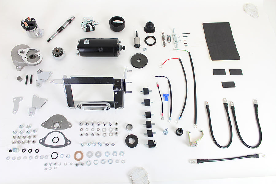 Volt Tech Prestolite standard electric starter kit, model 32-0005 with starter motor and electrical components