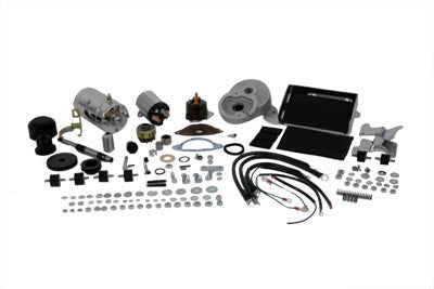 Volt Tech Hitachi chrome electric starter kit for 1971–1979 Harley-Davidson FXE, model 32-0007