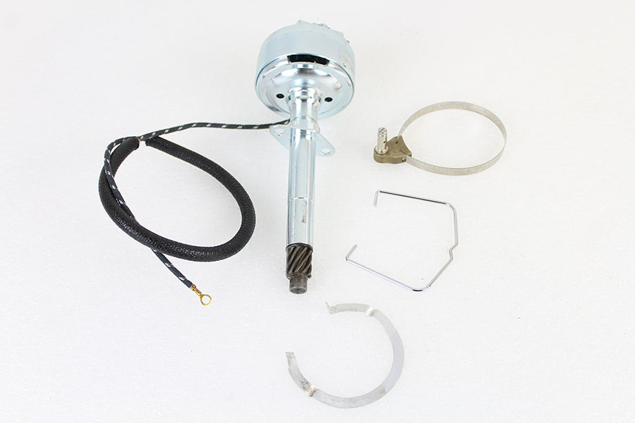 Motorshop 32-0060 6-volt Knucklehead distributor assembly with distributor housing and components