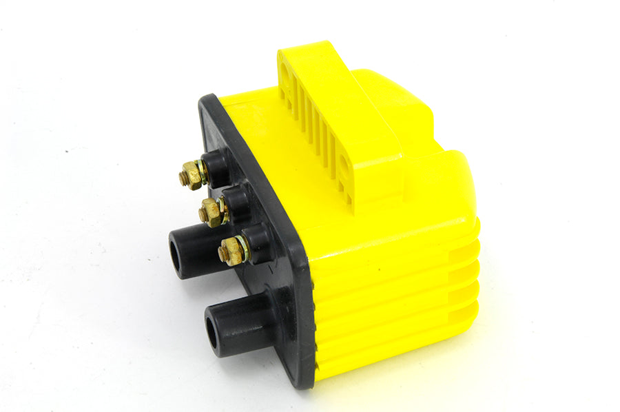 Accel yellow single fire super coil 140408 for motorcycle ignition systems