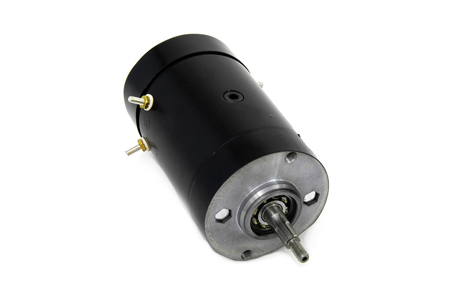 Volt Tech 32-0214 black 6-volt 2-brush generator for 1936–1969 FLH motorcycles