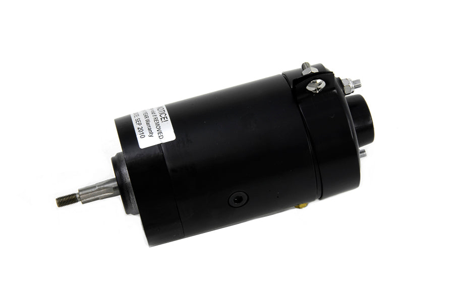 Volt Tech 32-0214 black 6-volt 2-brush generator for 1936–1969 FLH motorcycles