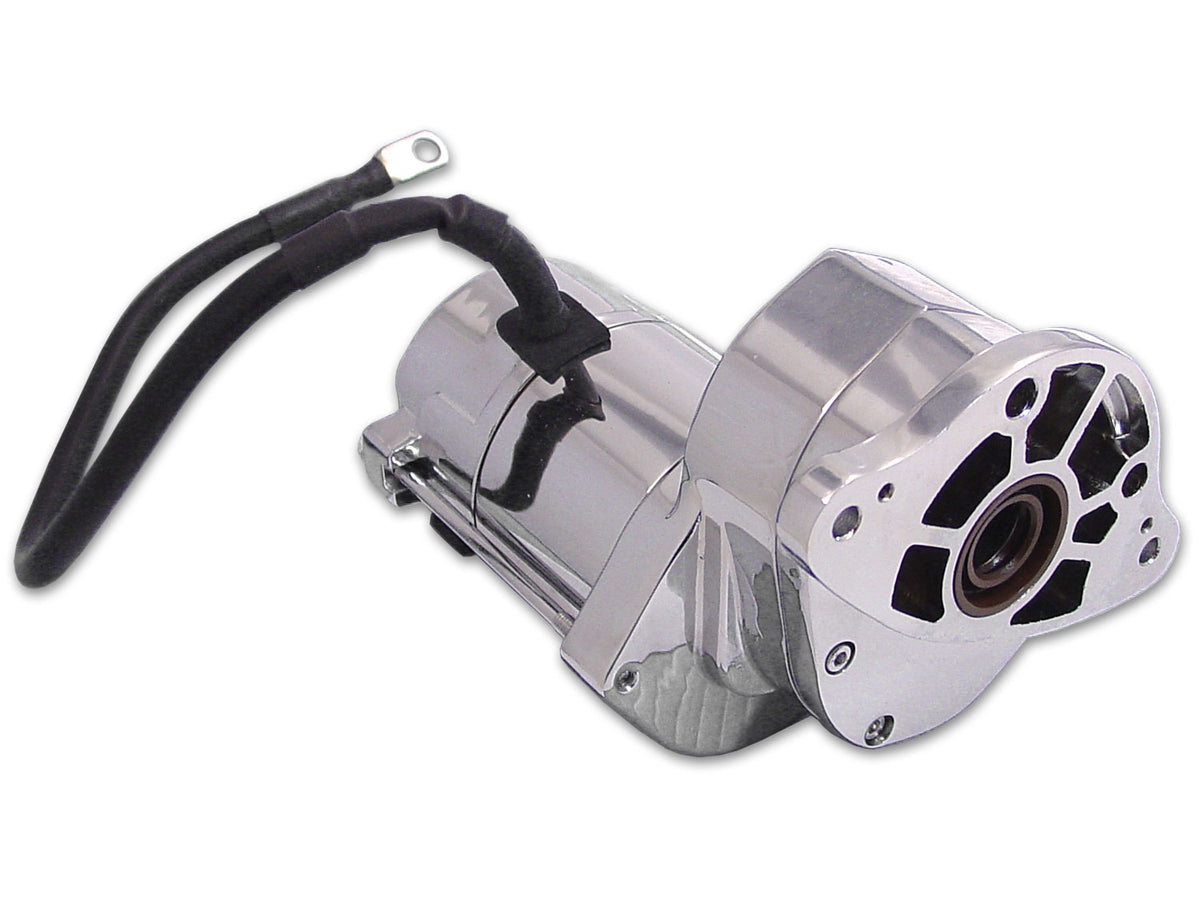 Ultima 70-233 1.4 kW starter motor in chrome finish with housing