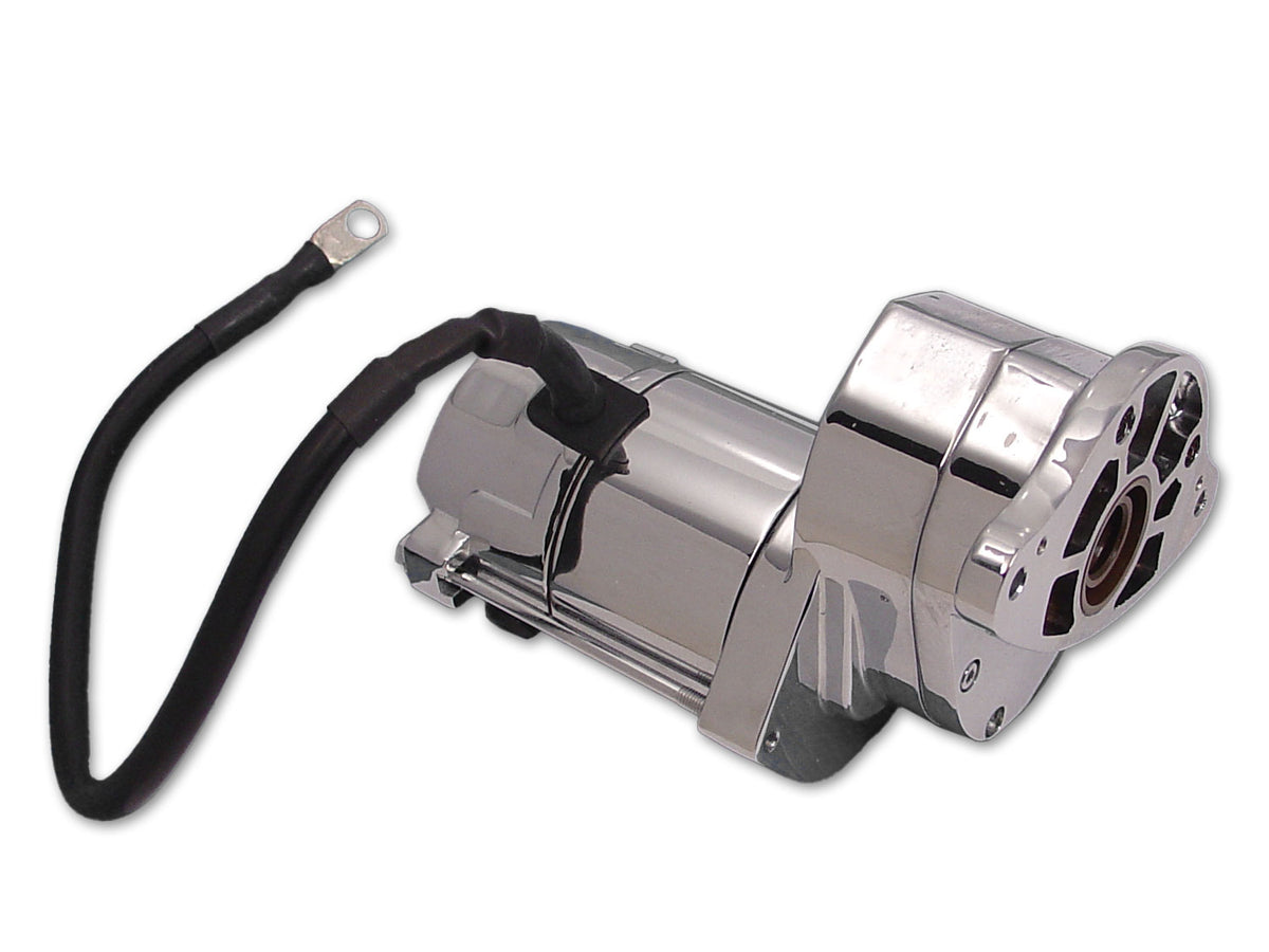 Ultima 70-233 1.4 kW starter motor in chrome finish with housing