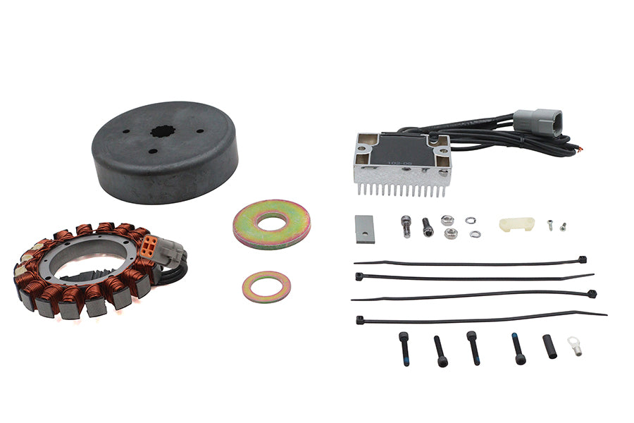 Volt Tech 32-0375 alternator charging system kit, 38 amp electrical component set