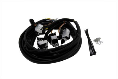 Volt Tech 18-0333C chrome handlebar switch kit for motorcycle electrical controls