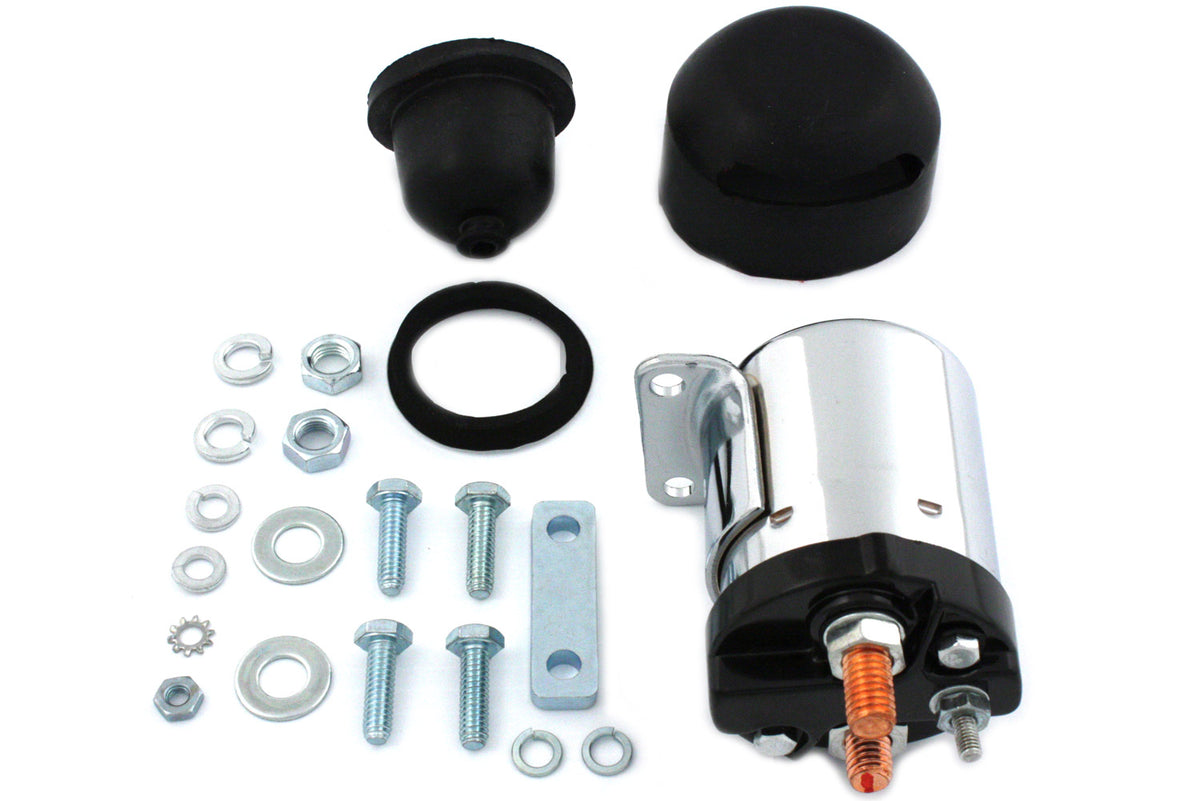 Volt Tech 32-0698 chrome starter solenoid kit for electrical systems