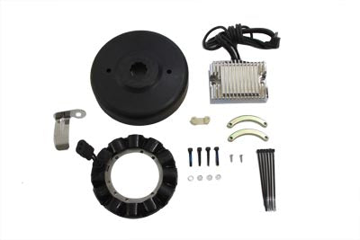 Volt Tech 32-0796 Alternator 22 Amp Charging System Kit for 1970-1979 Harley-Davidson FL