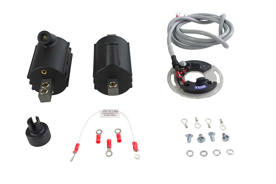 Dyna Tek DSK6-2 Single Fire Performance Ignition Kit electrical components, SKU 32-0800