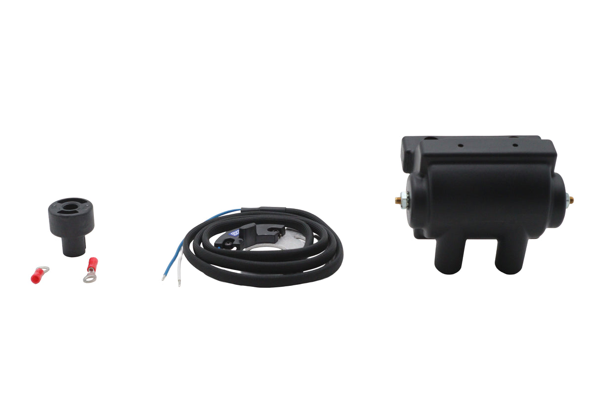 Dyna Tek DSK6-1 Dual Fire Performance Ignition Kit electrical components, SKU 32-0801