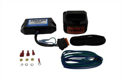 Dyna Tek SFK-3P Digital Dyna 2000 ignition system with 8-pin connector, electrical component