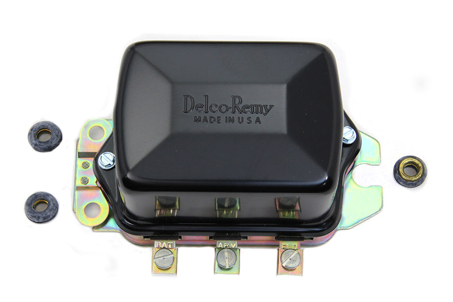 V-Twin 32-0995 Delco Remy Type Black 12 Volt Mechanical Regulator