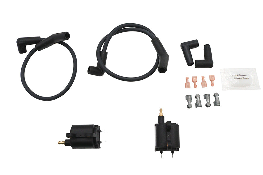 Daytona Twin Tech 2006-KIT Twin Tec Mini Single Fire Coil Kit, 3 Ohm black coil assembly