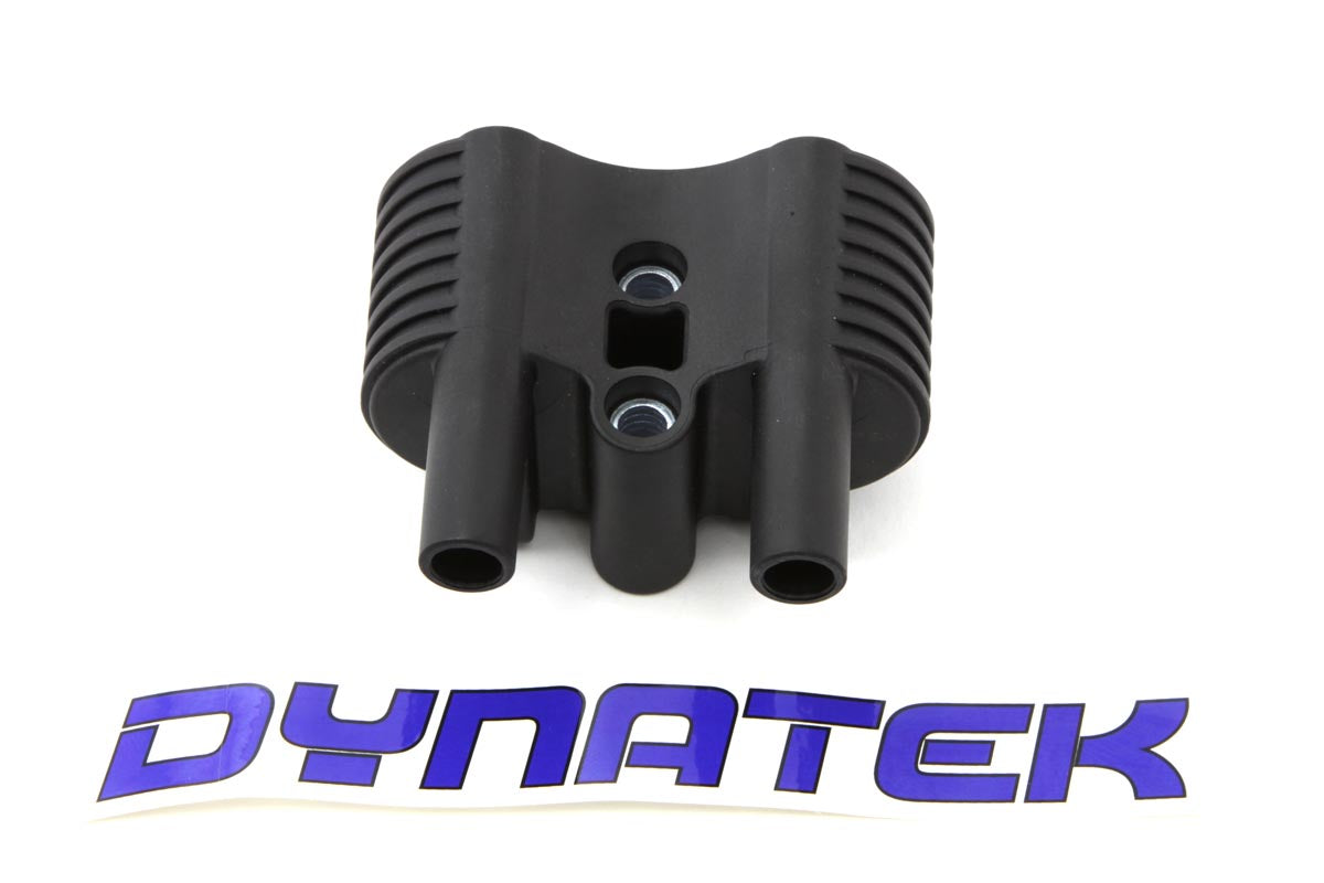 Dyna Tek DC6-8 Twin Cam ignition coil, 0.4 ohms, black electrical component