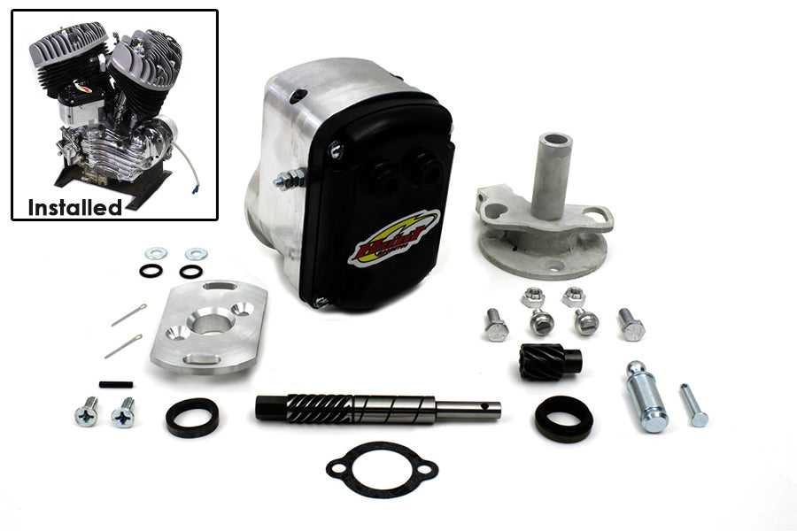 Volt Tech 32-1137 Magneto Assembly with Shaft and Fixed Mount Base