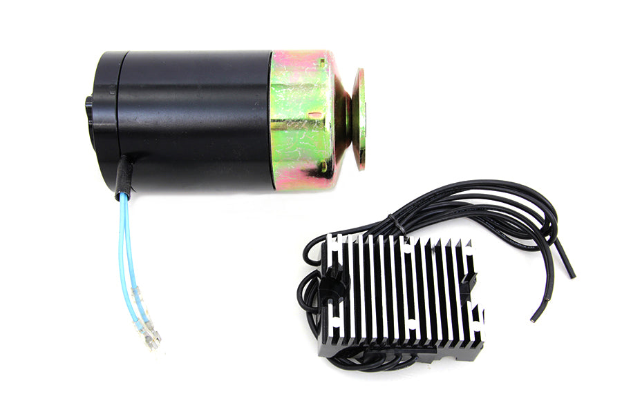 Volt Tech 12 Volt Indian Alternator Black, SKU 32-1249