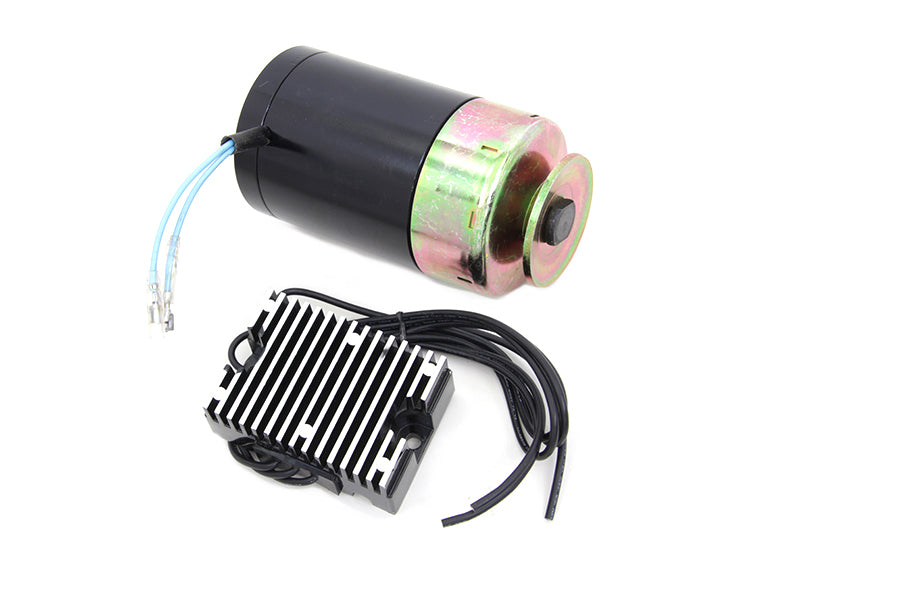 Volt Tech 12 Volt Indian Alternator Black, SKU 32-1249