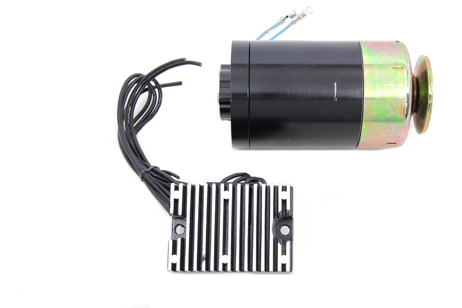 Volt Tech 12 Volt Indian Alternator Black, SKU 32-1249