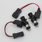 Daytona Twin Tech 21071 replacement fuel injector set for fuel and air systems-offsetof