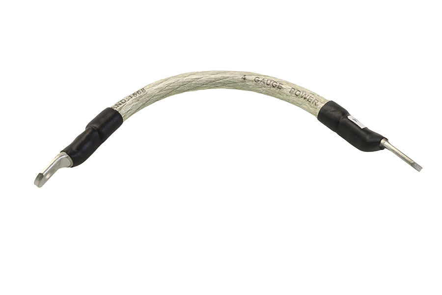 All Balls Racing 78-108 clear 8-inch flexible battery cable for electrical connections