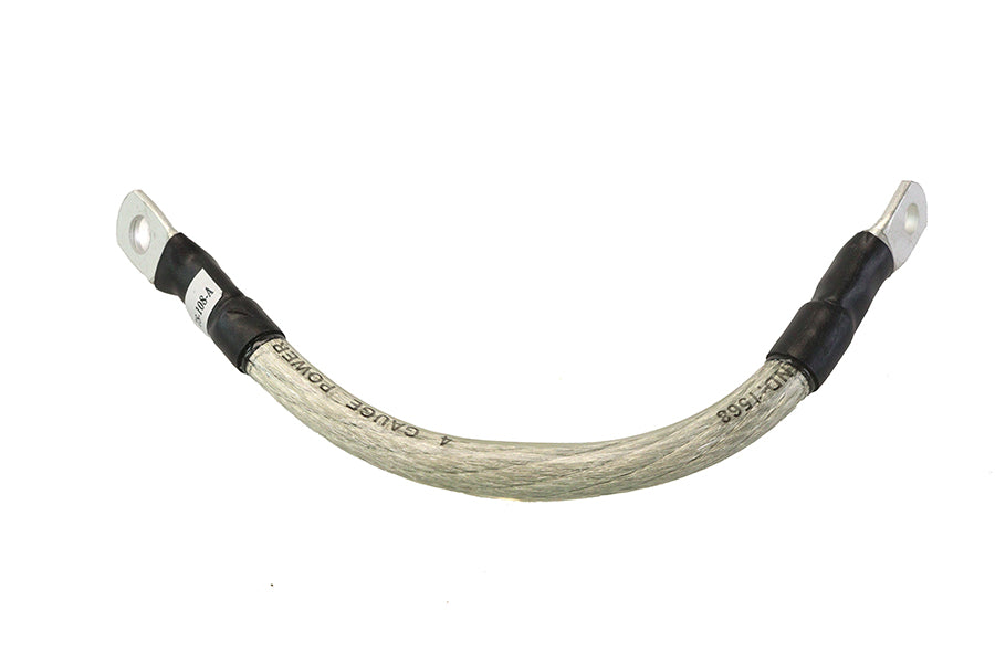 All Balls Racing 78-108 clear 8-inch flexible battery cable for motorcycle electrical connections