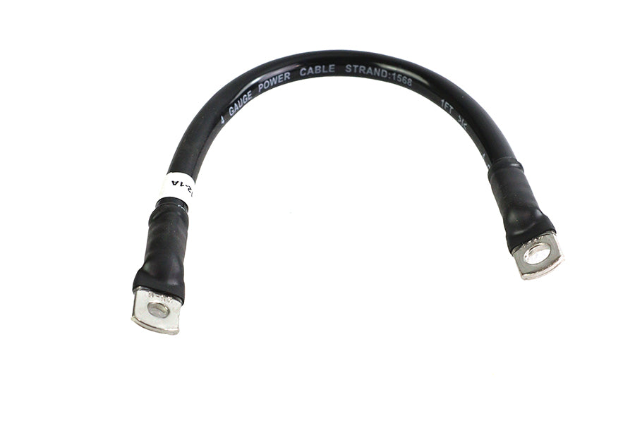 All Balls Racing black 12-inch flexible battery cable 78-112-1 for electrical connections