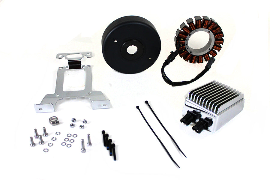 Volt Tech 29900028A-CHR Alternator Charging System Kit, 54 Amp, Chrome