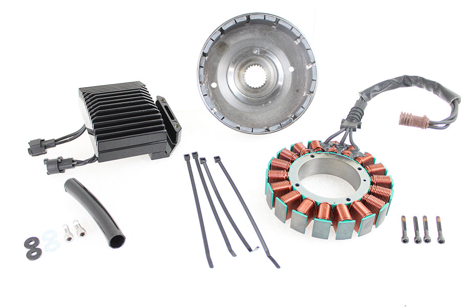 Cycle Electric CE-94T-12 FLT 56 Amp three-phase alternator kit electrical component; image 32-1472d.jpg