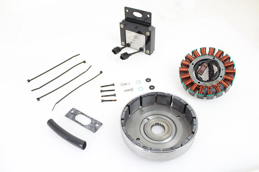 Cycle Electric CE-94T-14 FLT 56 Amp three-phase alternator kit, electrical component view