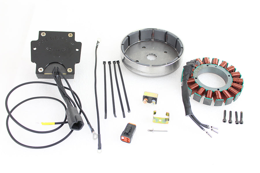 Cycle Electric CE-73TR 45 Amp Three-Phase Alternator Kit for FXST and FLST Models