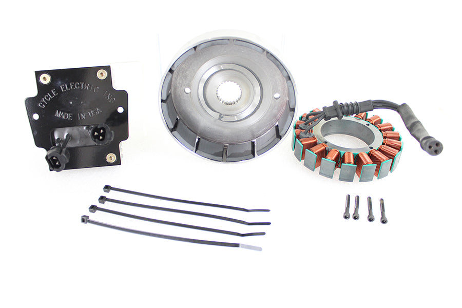 Cycle Electric CE-88T FXST, FLST 50 Amp Three Phase Alternator Kit for motorcycles