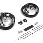 Volt Tech H18-0336C+12 chrome handlebar switch kit for motorcycle electrical controls