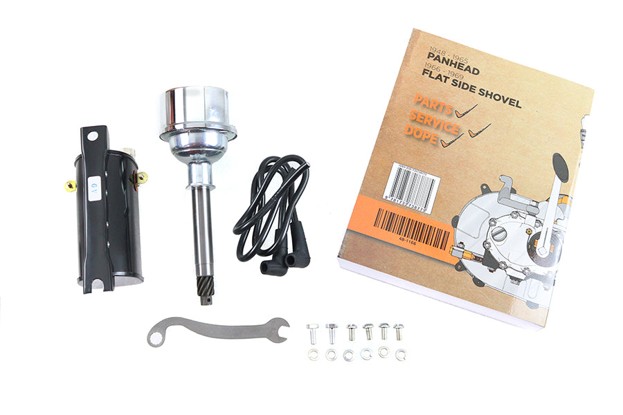 Volt Tech 32-1599 black 6 volt distributor and coil kit for automotive electrical systems