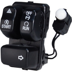 V-Twin 78590B Right Side Handlebar Control Module Black
