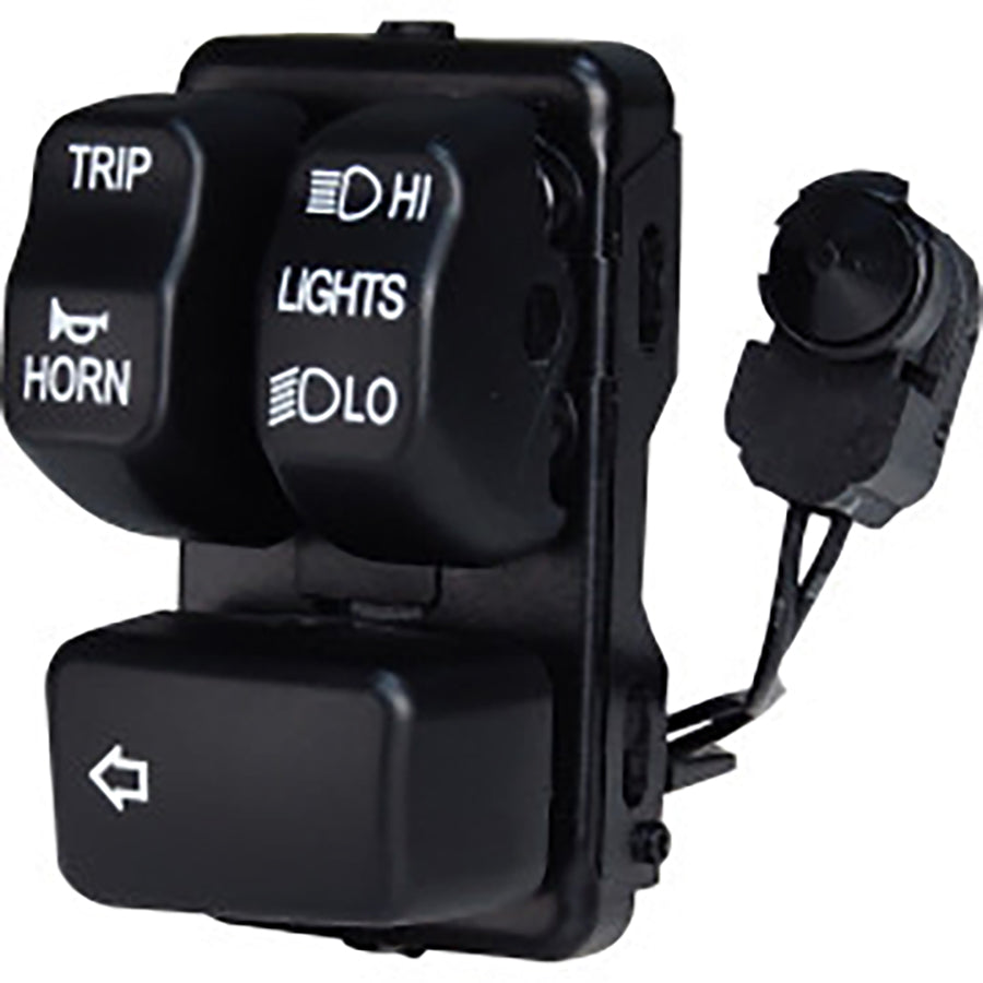 V-Twin 78591B Left Side Handlebar Control Module Black