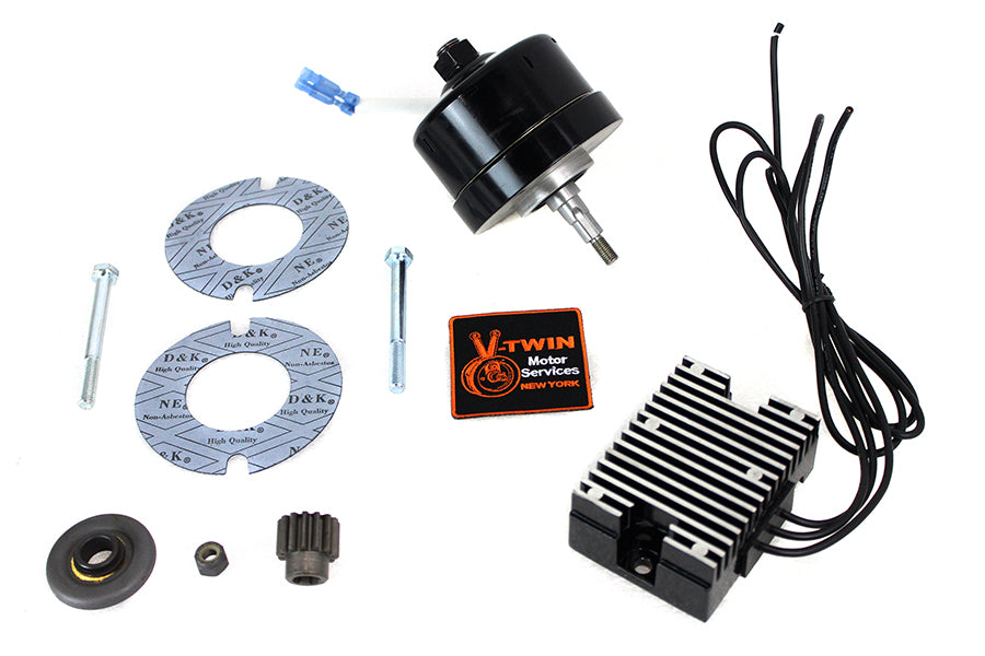 V-Twin 32-1671 black 12 volt alternator generator conversion kit, electrical componentդրբեջ