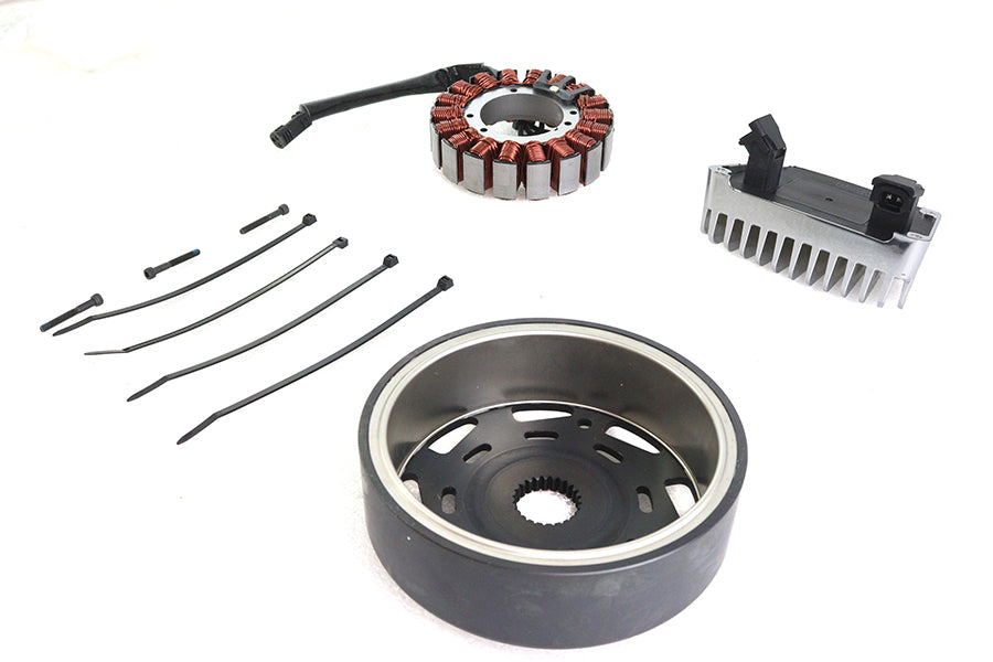 Volt Tech 32-1711 alternator charging system kit, 50 amp electrical component lying on a white background