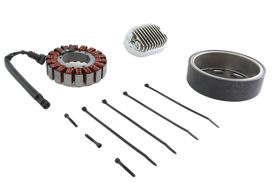 Volt Tech 32-1713 alternator charging system kit with 48 amp output components