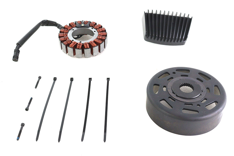 Volt Tech 32-1714 alternator charging system kit, 50 amp electrical components