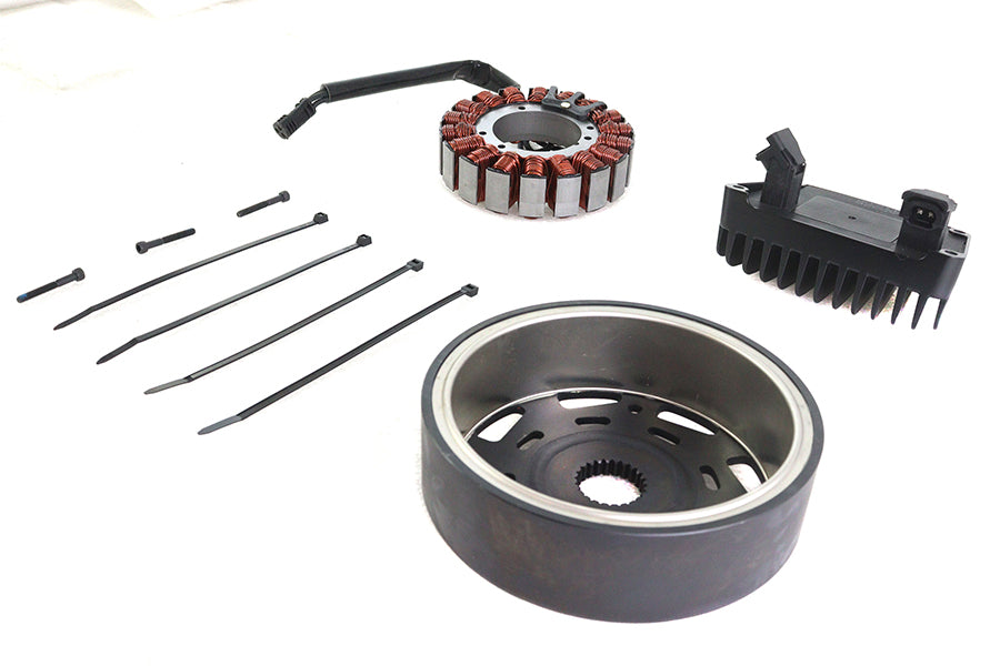 Volt Tech 32-1714 alternator charging system kit with 50 amp output components