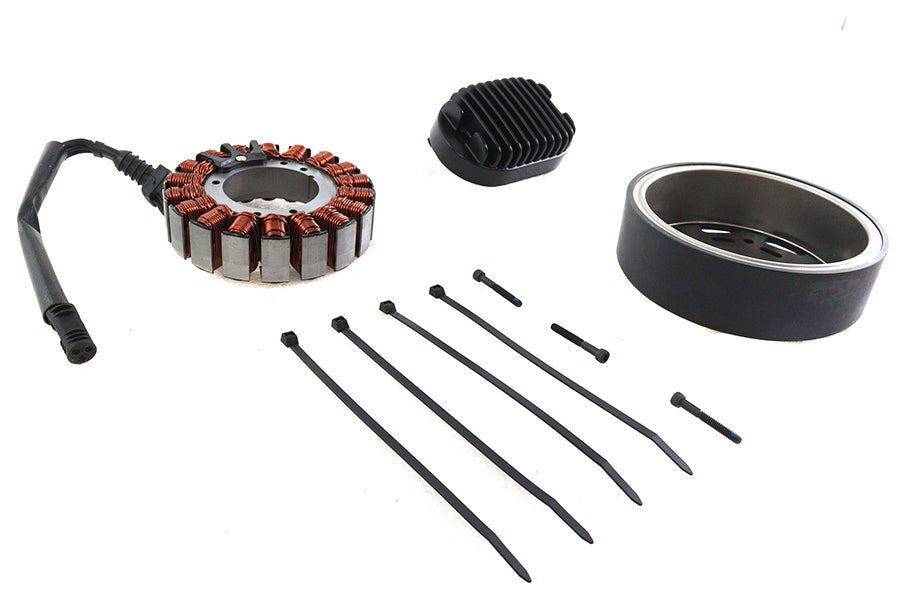 Volt Tech 32-1716 alternator charging system kit with 48 amp electrical components