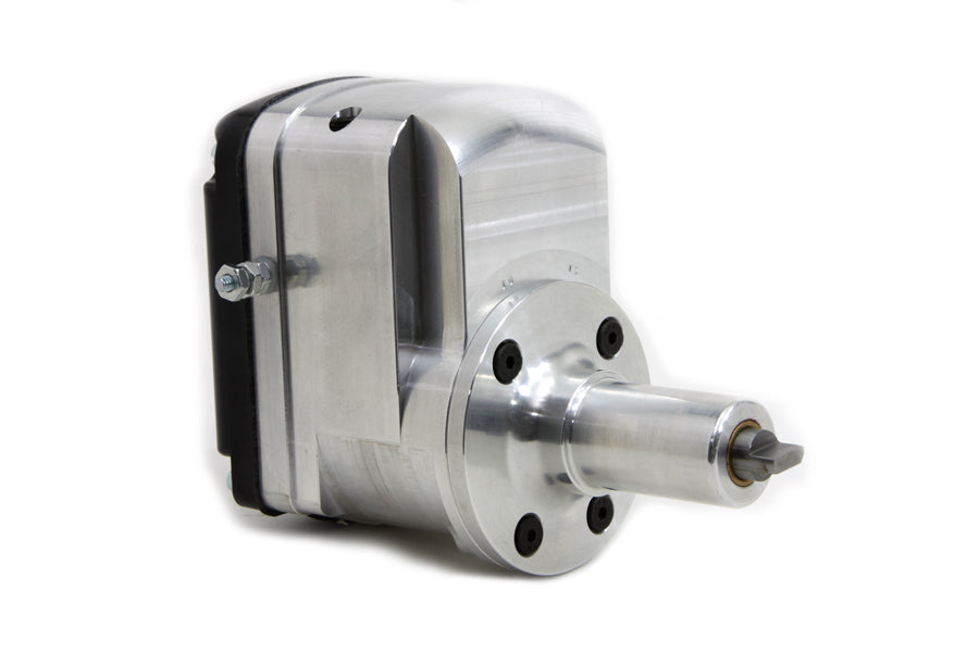 Joe Hunt 1282 Indian side valve magneto assembly with drive, black finish