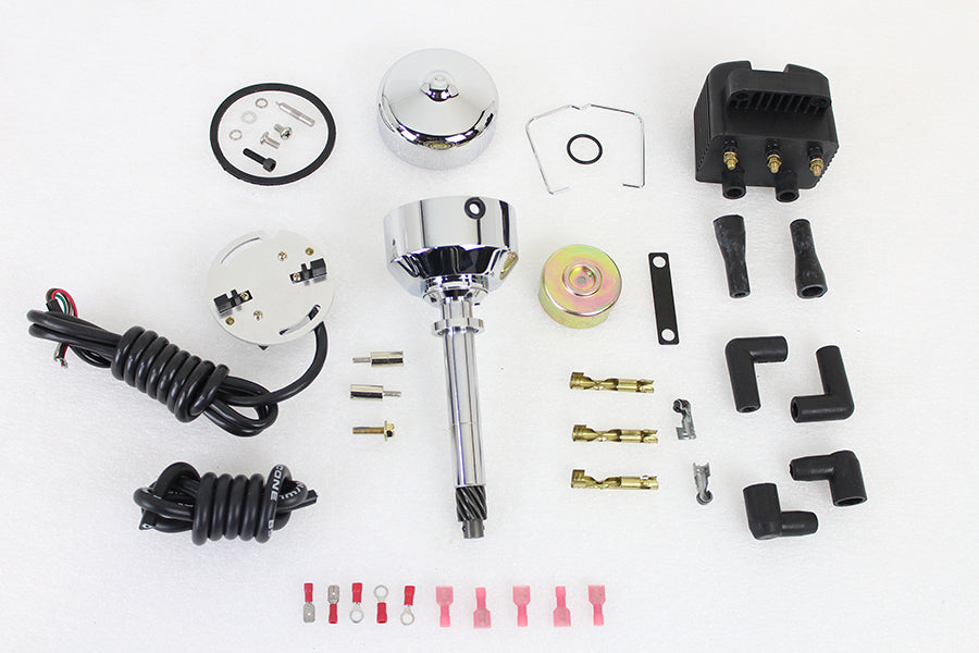 V-Twin 32-1769 V-Fire Single Fire Electronic Ignition Distributor with Coil